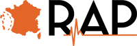 Logo Réseau accélérométrique permanent (Résif-Rap)