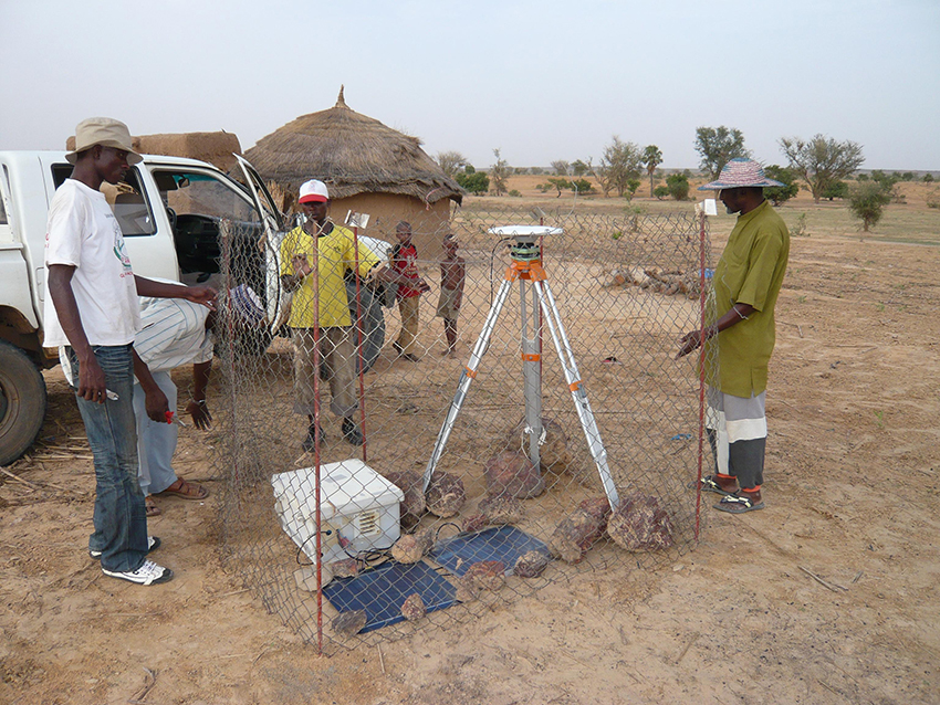  Mesures GPS dans le cadre du projet Gyraph au Niger